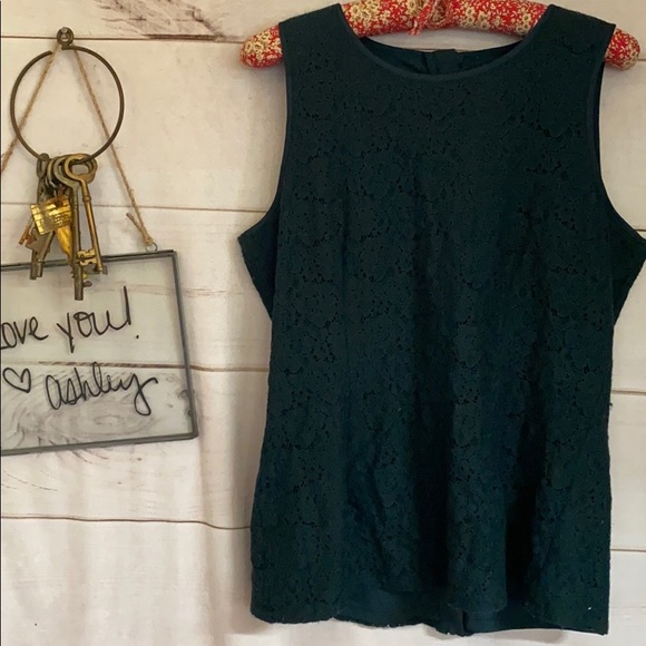 Banana Republic; Forrest Green; Tank Top; Cami; 12 - Picture 4 of 7